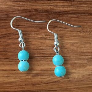 Elegant Vintage Turquoise Stone Earrings